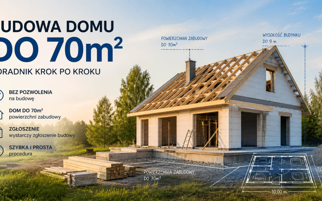 Budowa domu do 70 m² bez pozwolenia – rewolucja w przepisach czy pułapka prawna?