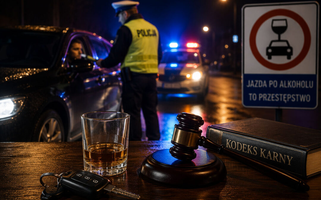 Co grozi za jazdę po alkoholu?