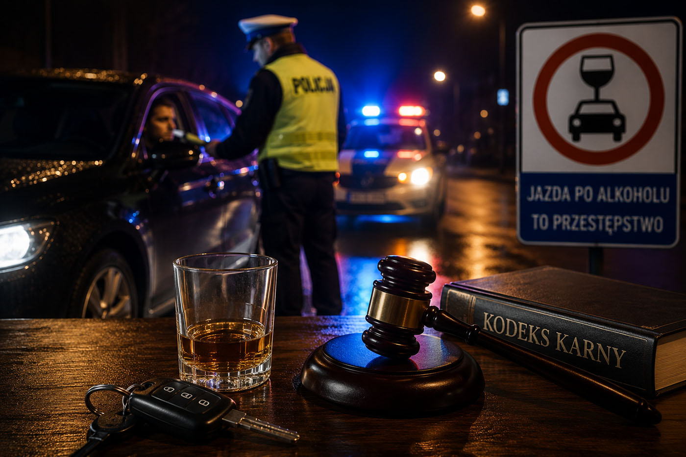 Co grozi za jazdę po alkoholu